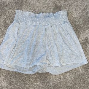 Heather gray sweat shorts